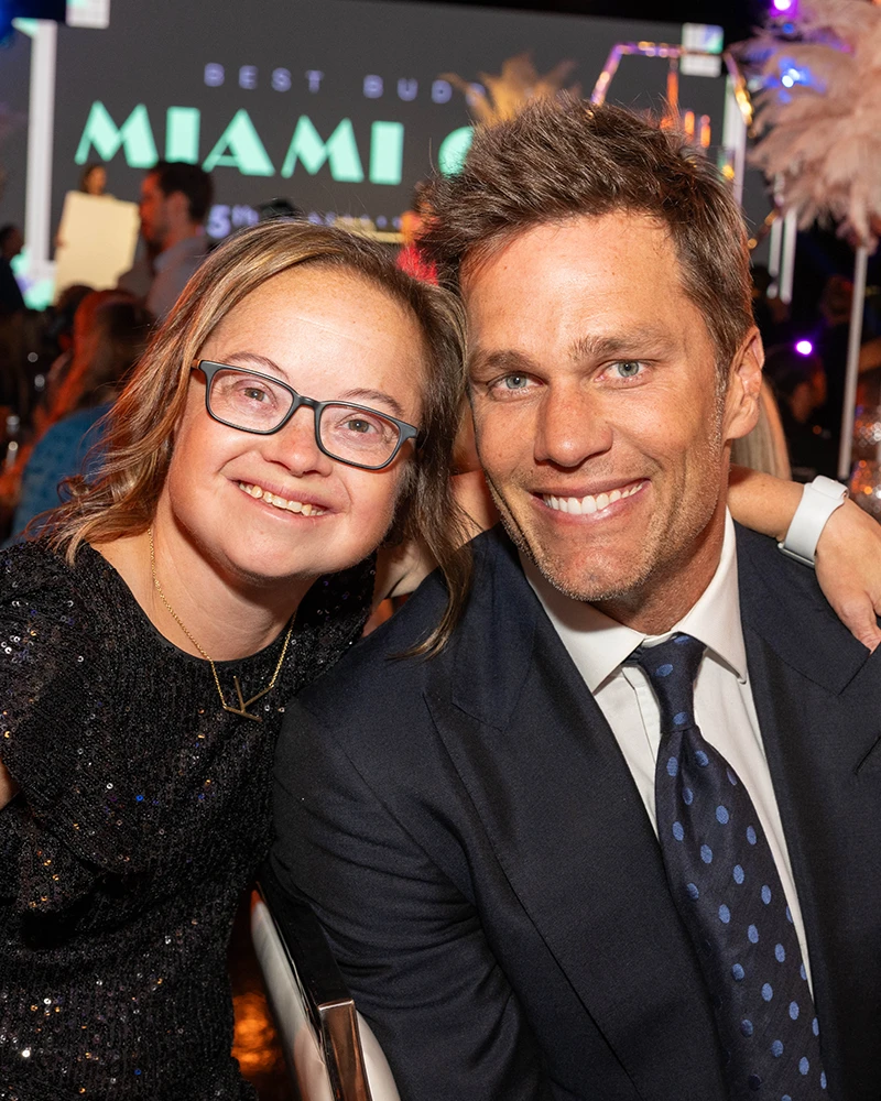 Tom Brady with his best buddy, Katie Meade